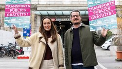 L'initiative populaire fédérale a été présentée mercredi à Lausanne par Julia Zeder, responsable de la communication, et Steven Tamburini, organisateur et porte-parole d'Agissons!