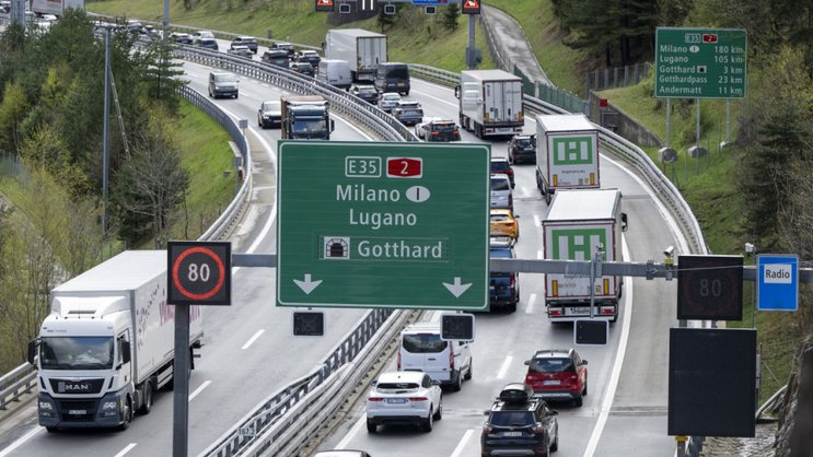 Comme de coutume à Pâques, l'axe du Gothard devrait être pris d'assaut (photo prétexte).