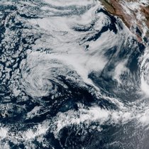 Les embauches de météorologues au sein des hedge funds ont augmenté de 23% en 2025 pour anticiper les phénomènes climatiques extrêmes, comme ici l’ouragan «Hilary» au-dessus du Mexique.
