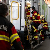 L'exercice a mobilisé de nombreuses forces d'intervention.