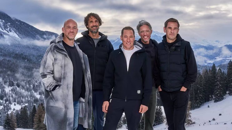 Une équipe au sommet: David Allemann, Caspar Coppetti, Marc Maurer, Olivier Bernhard et Martin Hoffmann (de gauche à droite) à Lenzerheide (GR).