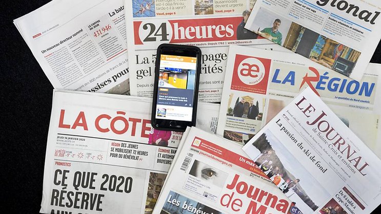 La commission compétente du Conseil des Etats soutient l'aide indirecte à la presse régionale (archives).