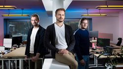 Brice Repond, Benedikt Ramsauer et Xavier Bays (de gauche à droite), cofondateurs de Swiss-SDI.