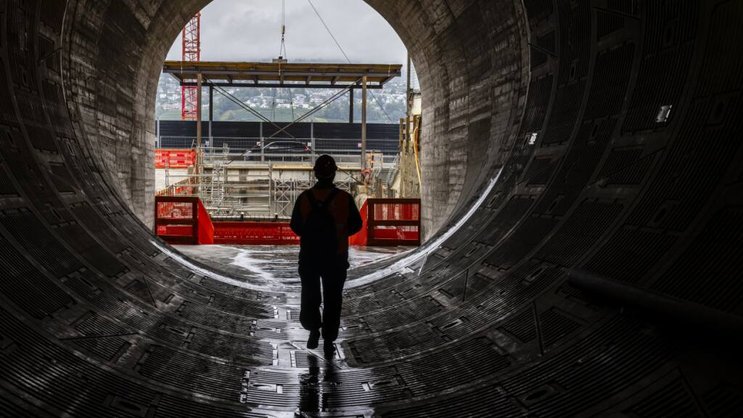 Si l'activité a repris dans le bâtiment l'an dernier, le génie civil n'est encore pas sorti du tunnel. (archive)
