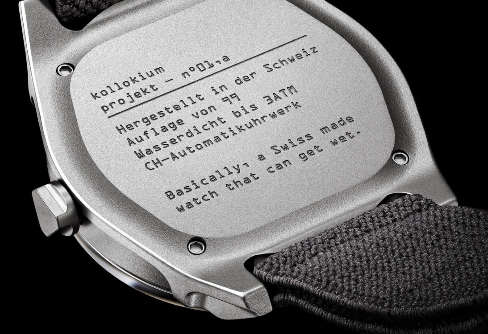 La montre Projekt 01