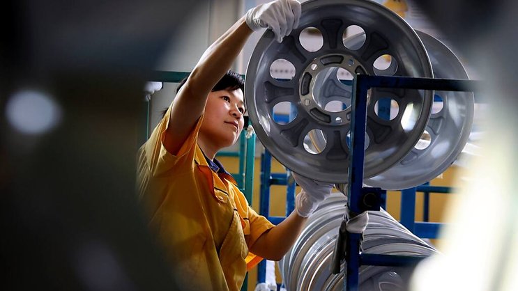 Longtemps moteur de la croissance mondiale, l'économie chinoise livre des signaux d'essoufflement à l'orée de l'année du serpent de bois. (archive)