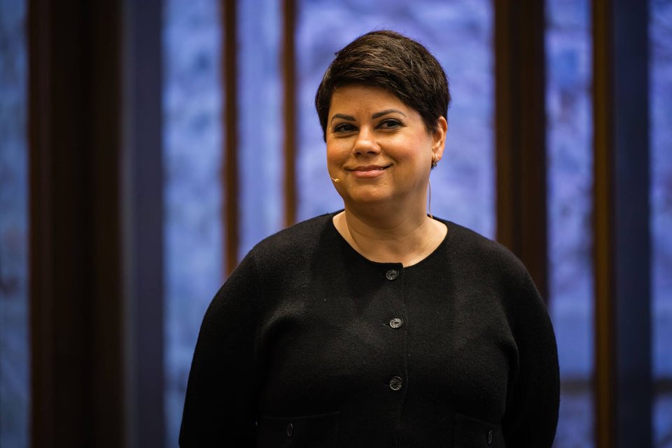 Sita Mazumder. IT-Ökonomin am  PostFinance HZ Focus Day am 8. Mai 2025