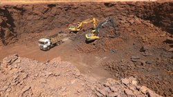 La mine de Gara Djebilet, près de Tindouf, dans le Sahara algérien (Archives).