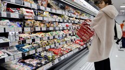 La Première ministre a promis d'exempter les produits alimentaires de la taxe sur la consommation de 8% sur les deux prochaines années pour soulager les ménages face à l'inflation (archives)