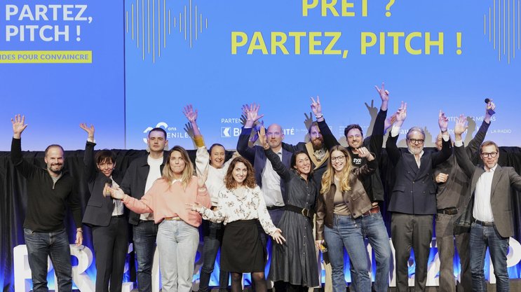 Les finalistes de l’édition 2025 lors de la finale au Musée olympique à Lausanne.