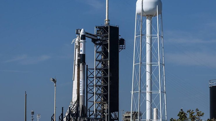 La fusée Falcon 9 de l'entreprise SpaceX a décollé peu après 19H00 locales (minuit en Suisse) (archives).