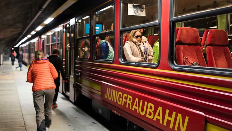Jungfraubahn a dégagé l'an dernier un bénéfice net de 44,4 millions de francs, contre une perte de 162'000 francs en 2021, soit le troisième meilleur résultat de l'entreprise (archives).