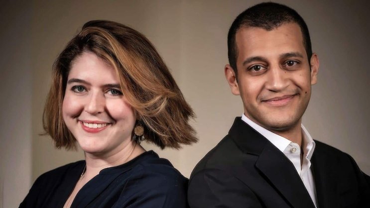 Ophelia Snyder et Hany Rashwan, cofondateurs de la start-up 21Shares, à Zoug.