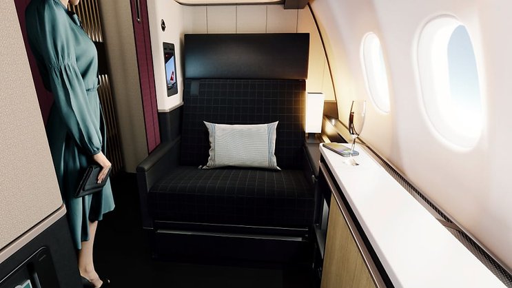 Les nouveaux sièges de première classe dans les avions de Swiss sont trop lourds.