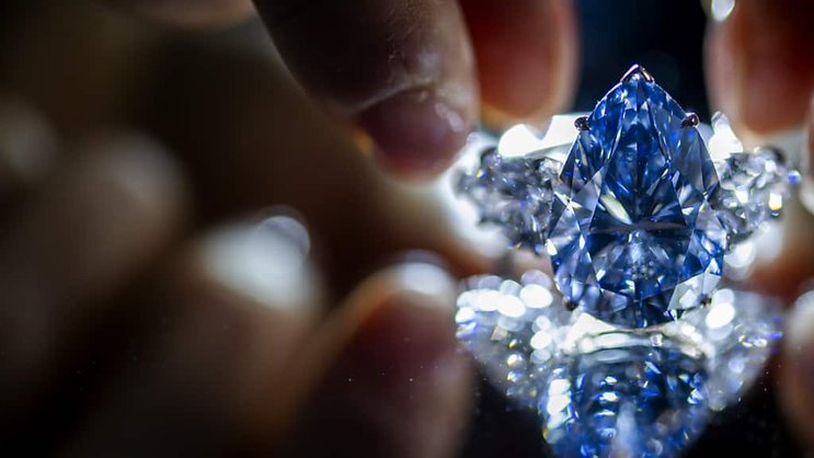 Le Bleu Royal était le lot phare d'une série de ventes organisées ce mois-ci à Genève (archives).