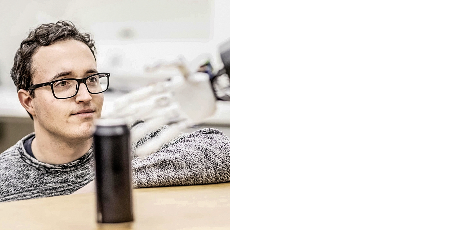 Elvis Nava réduit jusqu’à 70% les coûts des entreprises dans des secteurs tels que la fabrication et la logistique, grâce à ses mains robotiques.