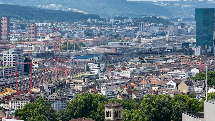 Le tassement des loyers s'est vérifié dans toutes les régions, notamment dans le grand Zurich (archives).