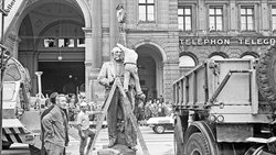 Alfred Escher (ici sa statue) a fondé la Schweizerische Kreditanstalt en 1856, aujourd'hui connue sous le nom de Credit Suisse. Le Zurichois est aussi à l'origine de la création de l'EPFZ (1854) et de la Loi sur les chemins de fer en Suisse.
