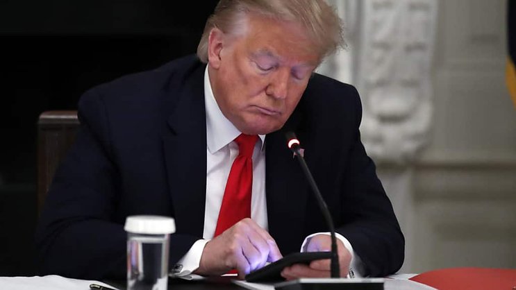 Donald Trump a officiellement demandé la semaine passée à pouvoir retourner sur Facebook (archives).