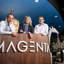 Dans les starting-blocks. Mario Di Pietrantonio (président), Marie-Laure Dalon (directrice du développement) et Laurent Mineau (directeur général) lanceront Magenta EKO le 28 juin prochain.