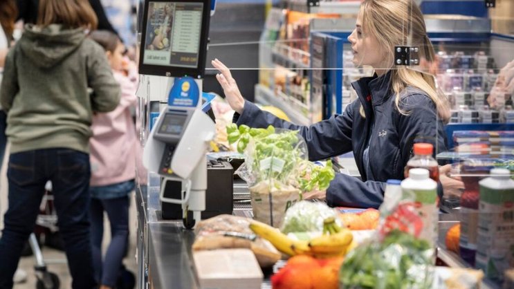 Les prix des aliments notamment ont freiné l'essor de l'inflation en février. (archive)