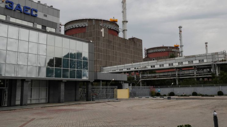 La centrale nucléaire de Zaporijjia, la plus grande d'Europe, est occupée depuis mars 2022 par les forces russes (archives).