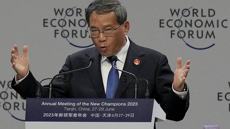 Le Premier ministre chinois s'exprimait à Tianjin dans le cadre de l'édition estivale du Forum économique mondial.