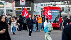 Les chauffeurs de bus de Winterthour ont fait grève mardi matin.