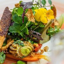 Au Rossignol, tout commence par les flûtes apéritives au parmesan, puis les entrées et plats de poisson valent le détour.