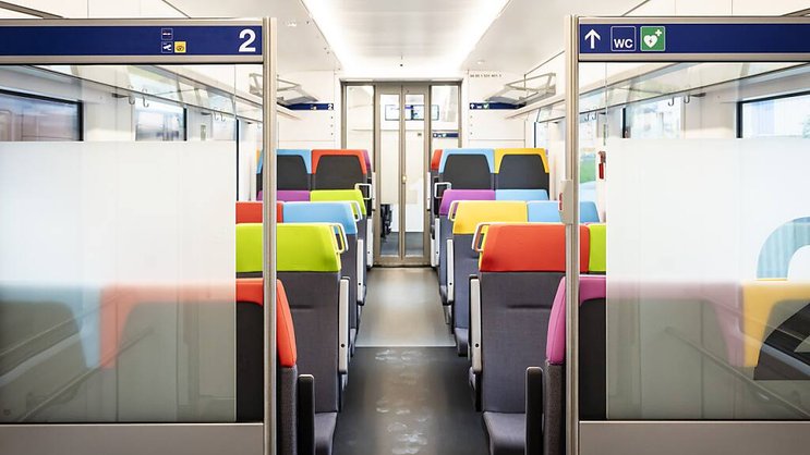Les nouvelles rames automotrices à un étage Flirt Evo, du constructeur Stadler Rail, seront mises en service progressivement à partir de 2026.