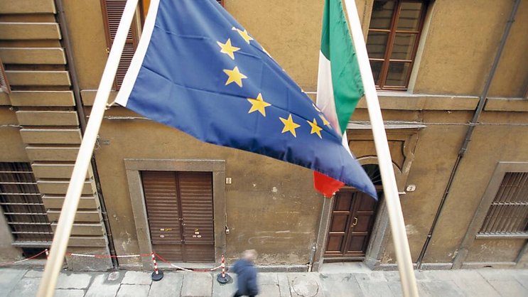 Pour l'ensemble de l'année, la Banque d'Italie table sur une inflation de 1,1%, après une hausse des prix de 5,9% en 2023. (KEYSTONE/Urs Flueeler)