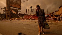 Les incendies ayant ravagé des quartiers huppés de Los Angeles en janvier sont "les feux de forêt les plus coûteux jamais enregistrés", selon le réassureur Swiss Re. (archives)