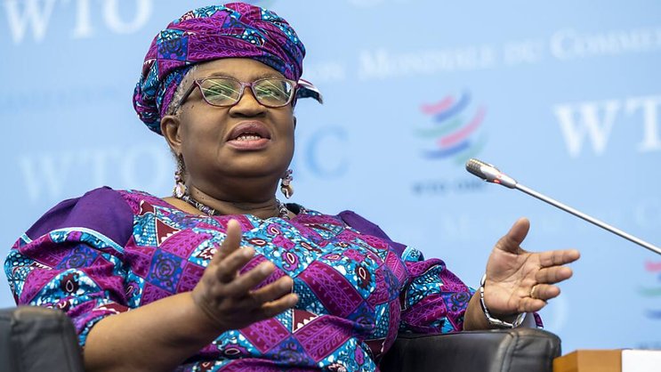 La directrice générale de l'Organisation mondiale du commerce (OMC) Ngozi Okonjo-Iweala cherchera à faire avancer les ministres sur le règlement des disputes lors de leur réunion à Abu Dhabi (archives).