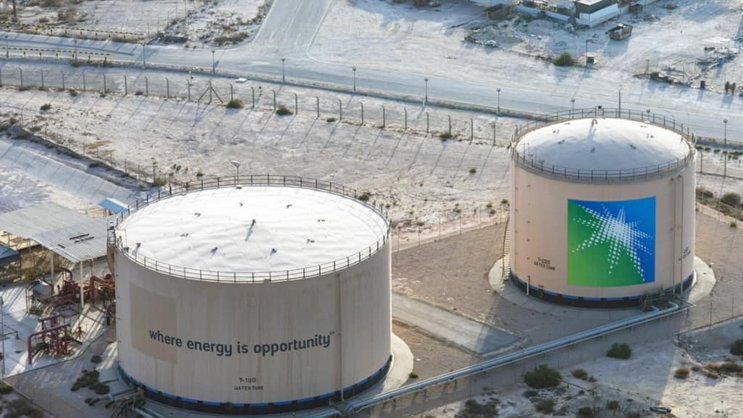 Aramco a enregistré une hausse de 39% de son bénéfice net au troisième trimestre de 2022 par rapport à la même période l'année dernière, a annoncé mardi l'entreprise publique qui profite des prix élevés du brut. (archives)