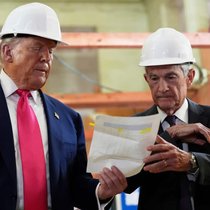 Donald Trump a réservé une large part de ses attaques à Jerome Powell, qu'il avait lui-même nommé à la tête de la Fed pendant son premier mandat (archives).
