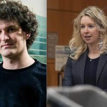 Sam Bankman-Fried, fondateur de la plateforme crypto FTX et Elizabeth Holmes, fondatrice de Theranos.