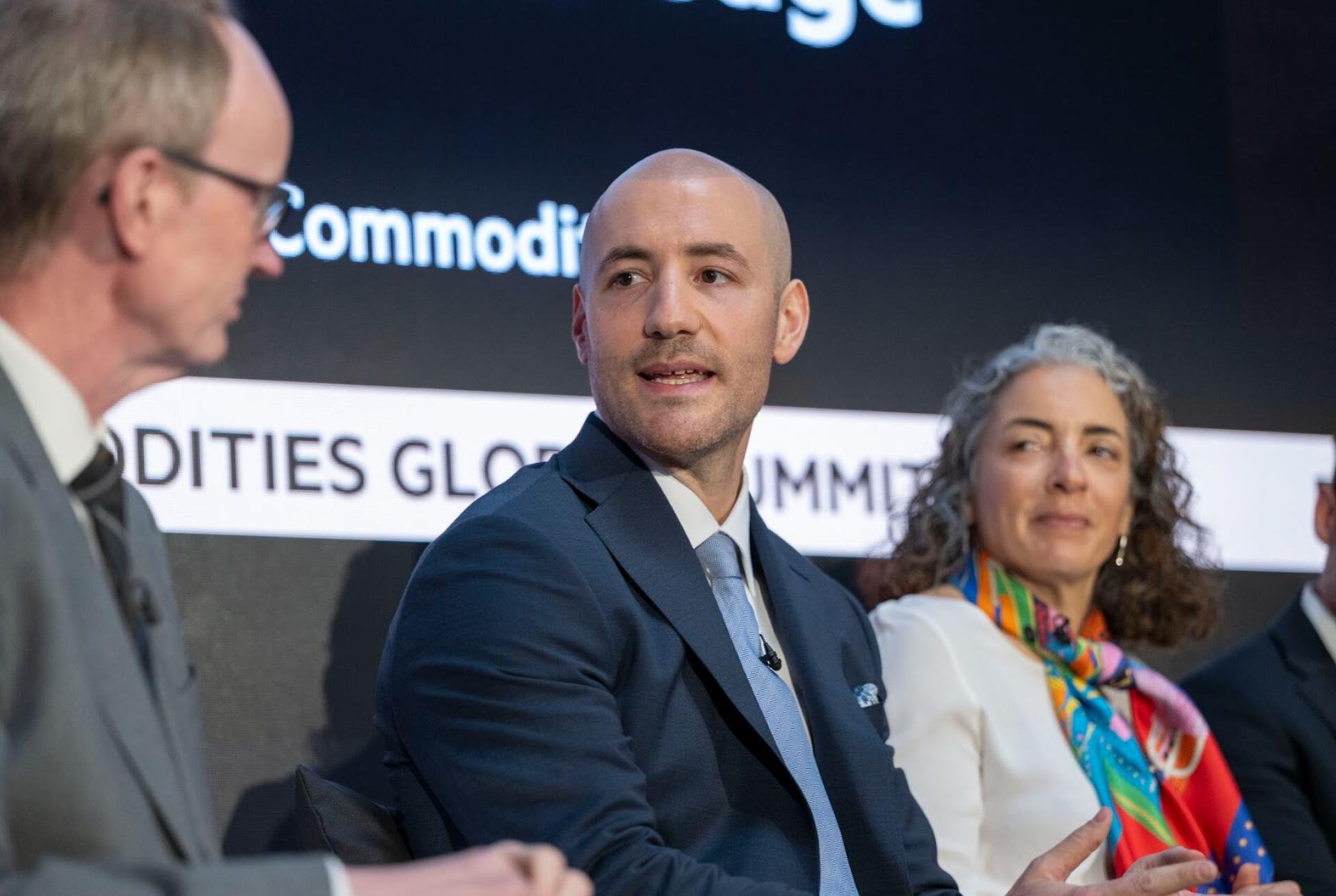 Raphaël Siger, directeur de la succursale genevoise et Chief Information Officer de Vitol, lors d'une table ronde à Lausanne au printemps 2026.