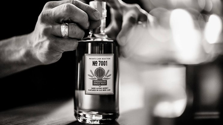 Signe particulier: un whisky vieilli dans des tonneaux de bière!
