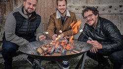 Vincent Pilloud, Sébastien Bron, Lucien Blanchard, piplômés de la HEIA-FR et fondateurs de Yord