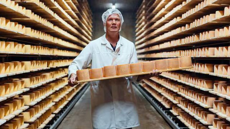 Conséquence des 39%? Florian Spielhofer se retrouve avec 17 tonnes de fromage sur les bras.