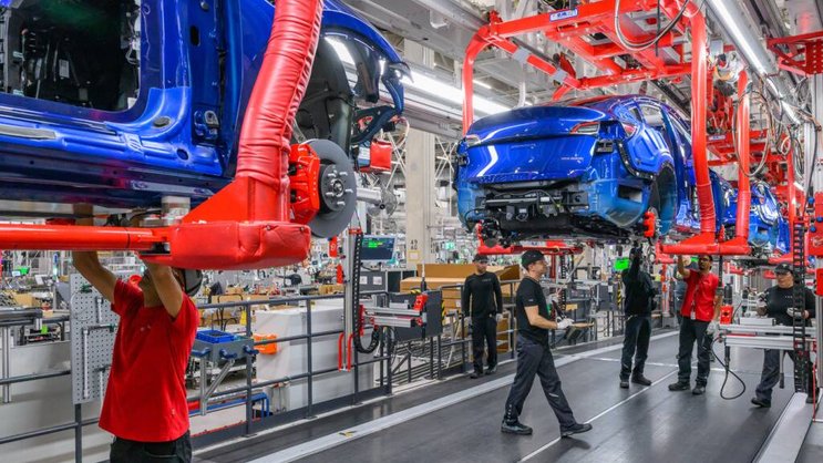 La révision à la hausse du PIB de la zone euro s'explique aussi par un rebond de la croissance en Allemagne, désormais estimée à +0,4% au premier trimestre contre 0,2% estimé en mai dernier. (archives)