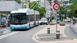 Les villes de Zurich et de Winterthour ne pourront pas étendre les zones à 30 km/h à leurs axes principaux, comme elles en avaient l'attention (archives).