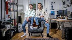 Marco Visalli et Sébastien Ray, deux amis d'enfance qui ont toujours rêvé d'être entrepreneurs.