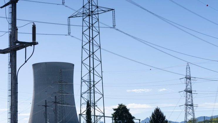La centrale atomique de Gösgen a été mise hors réseau le 24 mai 2025, comme prévu, pour des travaux de révision annuels (archives).