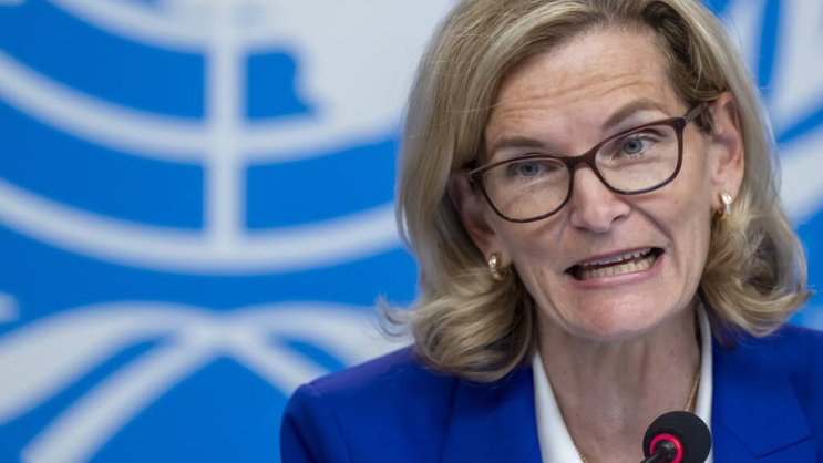 La Suisse et des dizaines de pays européens demandent au Conseil de l'Union internationale des télécommunications (UIT) dirigée par Doreen Bogdan-Martin à Genève de répondre aux interférences satellitaires depuis la Russie (archives).