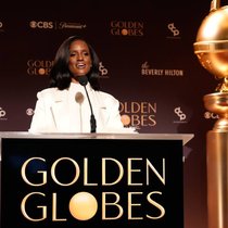 L'actrice américaine Skye P. Marshall a pris la parole lors de l'annonce des nominations pour les 83e Golden Globes lundi à Beverly Hills, en Californie.