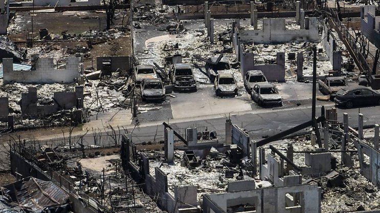 Le feu a quasiment rasé la ville de Lahaina (archives).