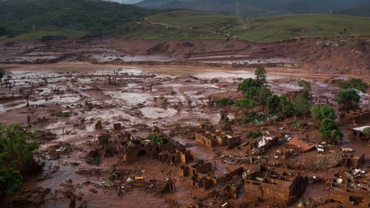 La rupture du barrage de Fundao, près de la ville de Mariana, avait fait 19 morts et causé d'énormes dommages à l'environnement (archives).