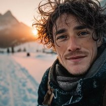 L’automne dernier, les CFF ont dévoilé leur AG découverte hiver avec des portraits sur fonds de paysages hivernaux entièrement générés par IA.