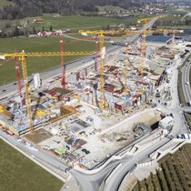 Rolex a obtenu la mise en place d'une zone d'exclusion aérienne au-dessus du chantier de Bulle.